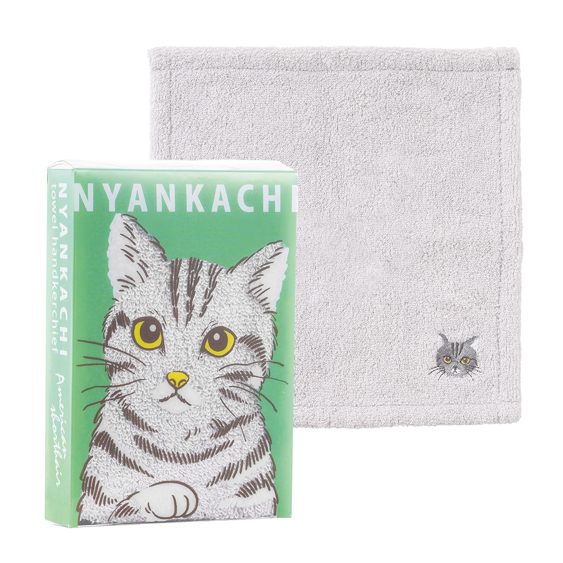 ハンカチ レディース ギフト 箱入り 猫 ねこ ハンカチタオル ミニハンカチ 25cm かわいい おしゃれ アニマル グッズ ハンドタオル パッケージ入り マンチカン スコティッシュフォールド ペルシャ ミケ猫 シャム猫 刺繍 誕生日 プレゼント 雑貨 お礼 お返し 送別 粗品