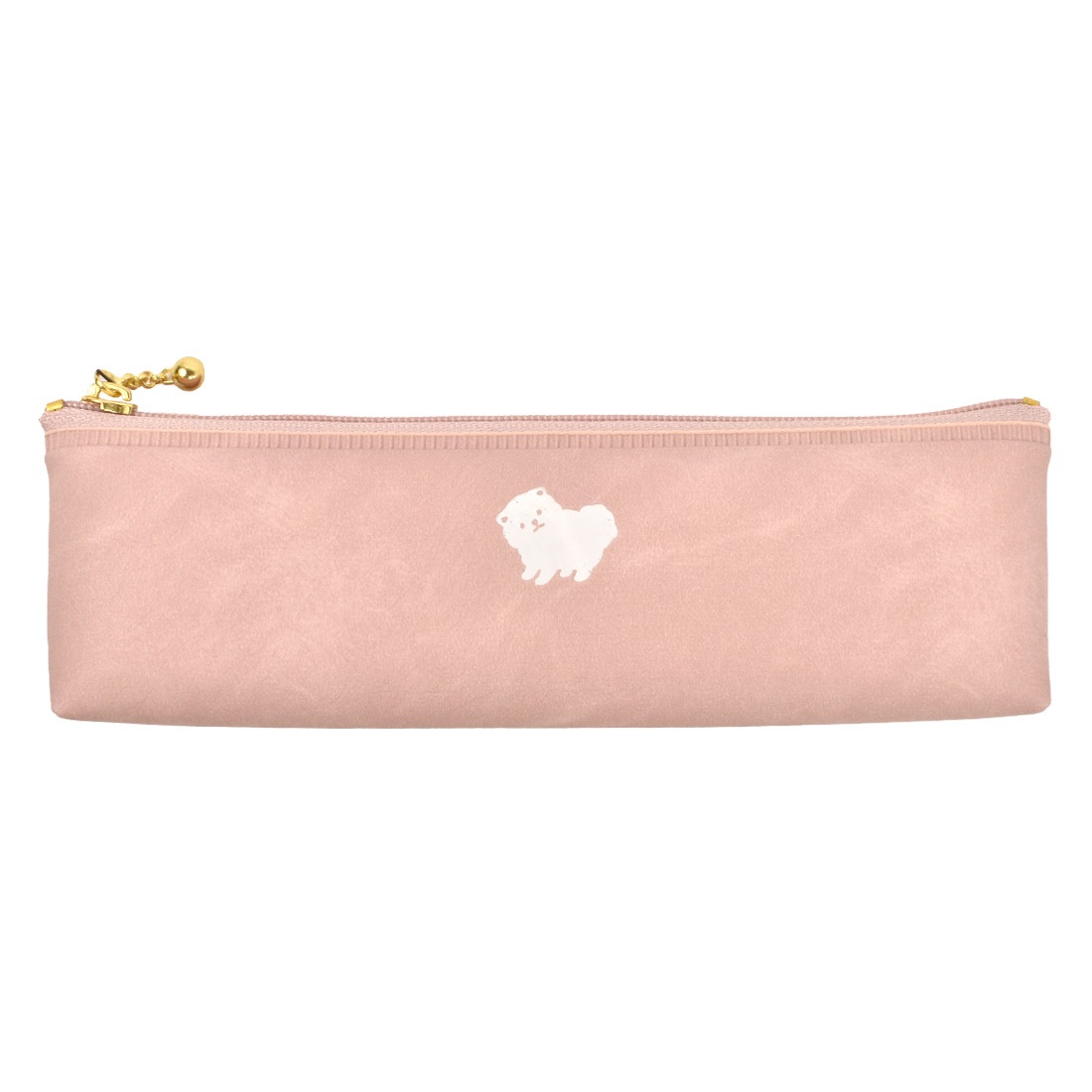 ペンケース おしゃれ 大人 女性 大学生 高校生 ワンポイント 筆箱 レディース メンズ 日本製 スリムペンケース 中学生 合皮 PVC 小さめ コンパクト ファスナー 軽量 かわいい 箔押し アニマル ペンポーチ 犬 猫 鳥 恐竜 シマエナガ パンダ うさぎ 水色 ベージュ