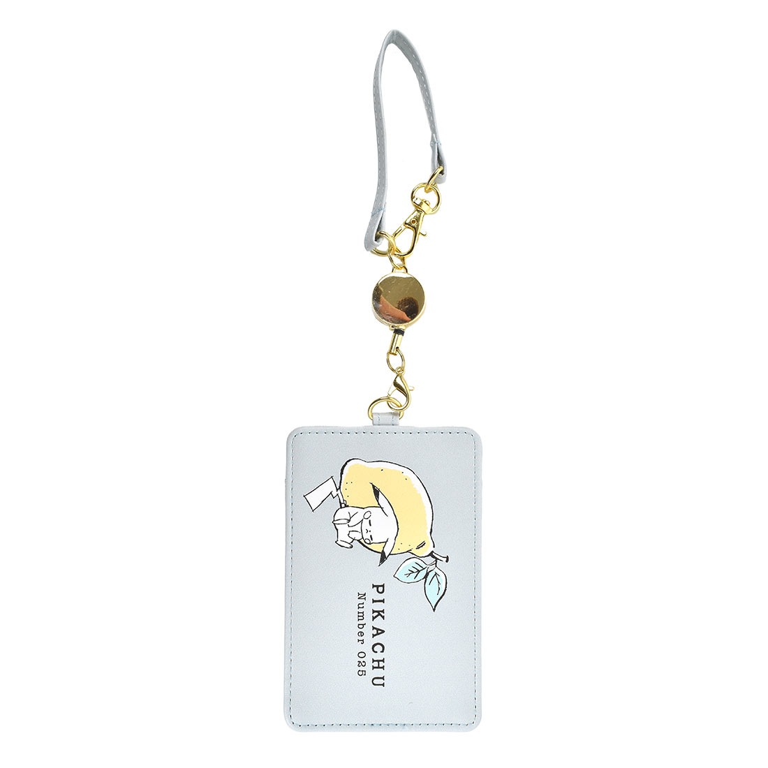 パスケース ポケモン リール付き ピカチュウ 子供 子ども こども 落ちない 定期入れ ICカード 伸びる ストラップ 小学生 中学生 女の子 女子 通学 かわいい おしゃれ キャラクター スリム 薄型 カードケース Pikachu number 025 雑貨 グッズ 入学 誕生日 プレゼント ギフト