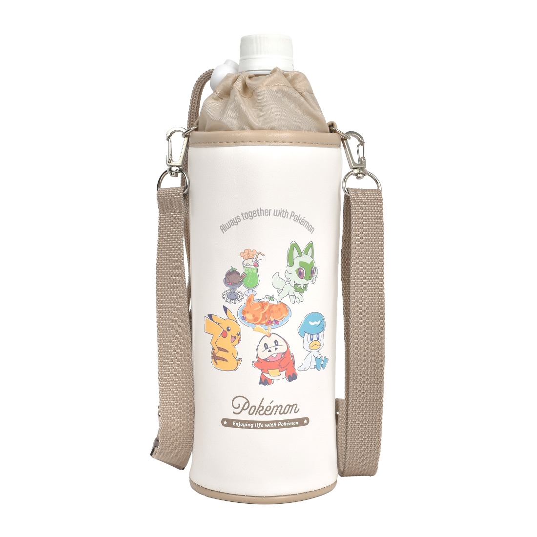 ペットボトルカバー ポケモン 保冷 保温 ボトルケース かわいい おしゃれ ペットボトルホルダー ショルダー 肩掛け キッズ 女の子 男の子 子供 500ml 600ml ペットボトル ケース ボトルカバー 水筒カバー pokemon キャラクター グッズ 小学生 中学生 通園 通学 遠足 部活