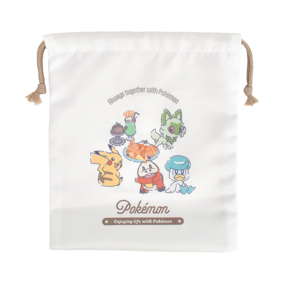 巾着 ポケモン コップ袋 給食袋 マチ付き 巾着袋 女の子 男の子 小学生 幼稚園 女子 小学校 きんちゃく かわいい おしゃれ 子供 大人 小物入れ 歯ブラシ入れ コップ入れ ポケットモンスター pokemon キャラクター グッズ ポリエステル 保育園 通園 通学 入園 入学 新学期