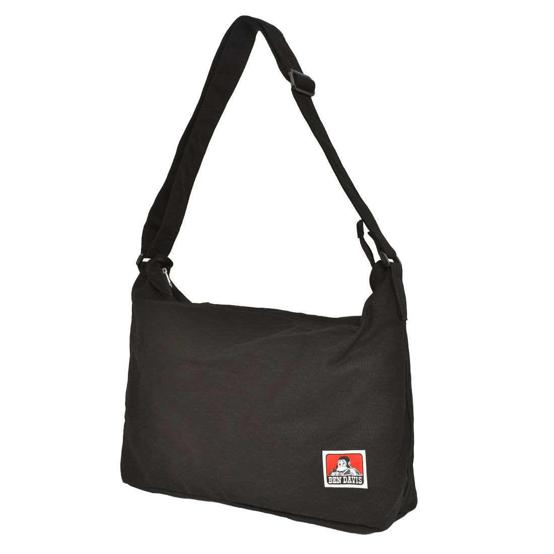 ショルダーバッグ レディース メンズ BEN DAVIS ベンデイビス キャンバス マザーズバッグ 大容量 大きめ マチつき ファスナー付き 通学 通勤 A4 B4 斜めがけ 軽い 軽量 シンプル 無地 カジュアル 丈夫 斜め掛け 肩掛け 帆布 バック BDW8341 高校生 中学生 大学生 おしゃれ