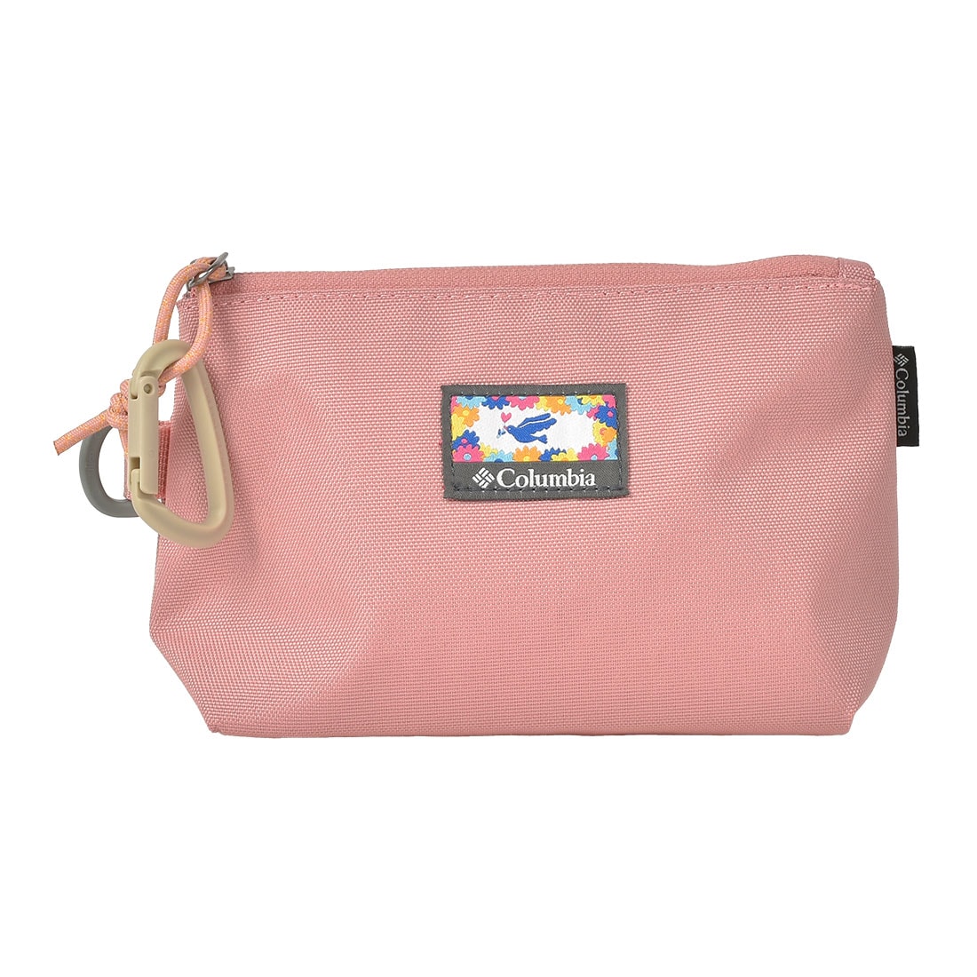コロンビア Columbia ポーチ 小物入れ ブランド Price Stream PU2407 メンズ レディース 大きめ カラビナ マチ付き 大容量 撥水 防水 化粧 コスメ メイクポーチ 持ち運び 黒 ブラック ベージュ ブルー ピンク おしゃれ シンプル かわいい 登山 旅行 通勤 通学 アウトドア