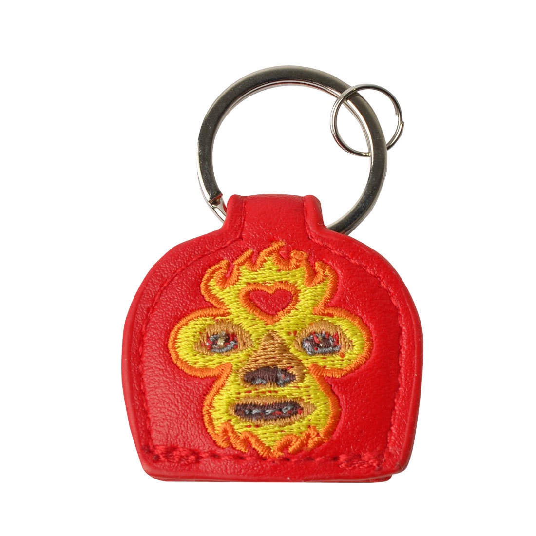 キーカバー キーキャップ gym master ジムマスター 鍵 カバー 紛失防止 キーホルダー キーケース キーアクセサリー 目印 革 レザー 面白い おしゃれ かわいい 柄 ブランド 刺繍 カラフル 雑貨 家 ロッカー ジム キッズ 子供 大人 メンズ レディース プレゼント プチ ギフト