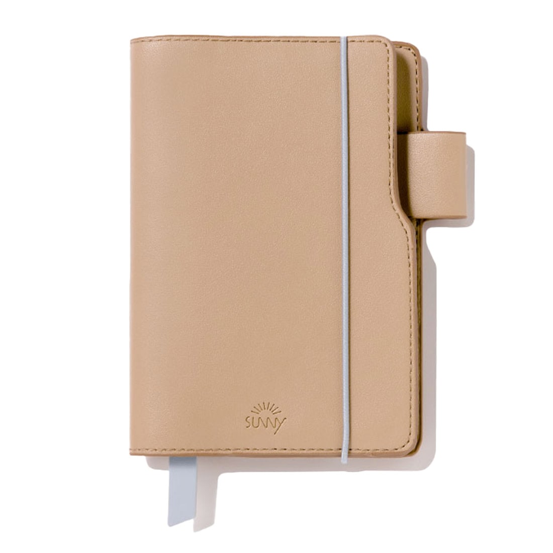 手帳 SUNNY サニー A6 マンスリー バンド ダイアリー スケジュール帳 メモ 多機能 日付なし 方眼 ノート 仕事 管理 ブロック カレンダー 大人 女性 女子 おしゃれ かわいい シンプル フリーマンスリー 文具 イエロー ホワイト ブルー パープル 持ち歩き 日本製 いろは出版