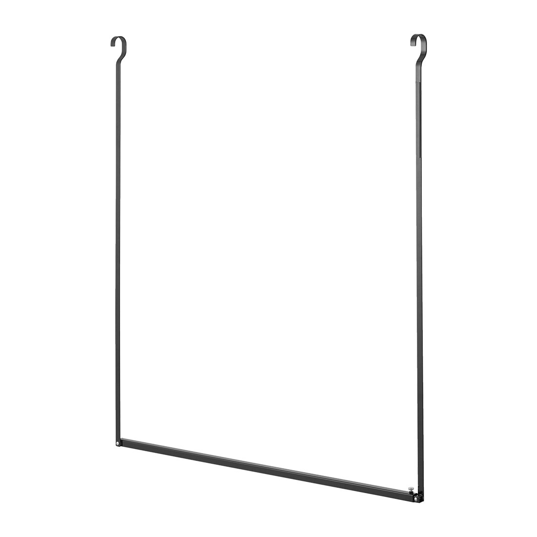 山崎実業 折り畳み伸縮物干し２段ハンガー タワー 1291 1292 tower 室内物干し 屋外 後付け 掛けるだけ 伸びる 調節可能 スペース 増やす 洗濯物干し 洗濯物掛け コンパクト 省スペース 浴室 設置簡単 シンプル 生活雑貨 モノトーン ホワイト ブラック 吊り下げ 折りたたみ