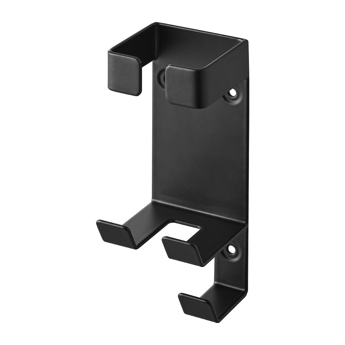 ウォールヘアアイロンホルダー 石こうボード壁対応 山崎実業 タワー ヘアアイロン 収納 スタンド 洗面所 ヘアーアイロンホルダー ヘアアイロン収納 ヘアアイロンスタンド 洗面 tower 公式 ホワイト ブラック 1345 1346 置き場 立て 石膏ボード壁対応 賃貸 石膏ピン シンプル