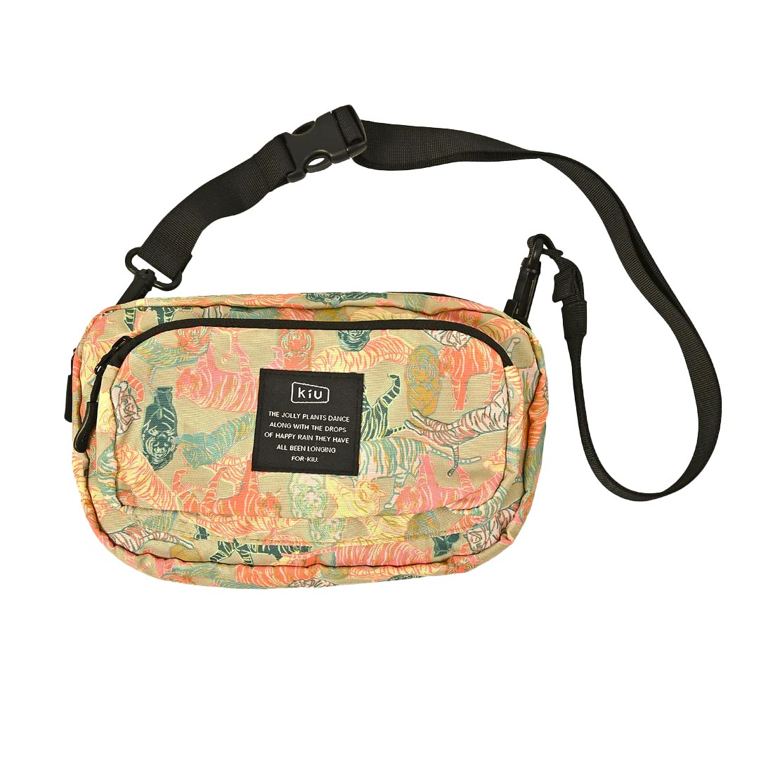 ショルダーバッグ 小さめ kiu キウ k156 スマホポーチ メンズ レディース 撥水 防水 軽量 小さい 斜めがけ ボディバッグ サブバッグ ショルダーバック ボディバック ミニバッグ 軽い おしゃれ 黒 ブラック 花柄 個性的 派手 ロリクレ コラボ 旅行 フェス ライブ イベント 犬