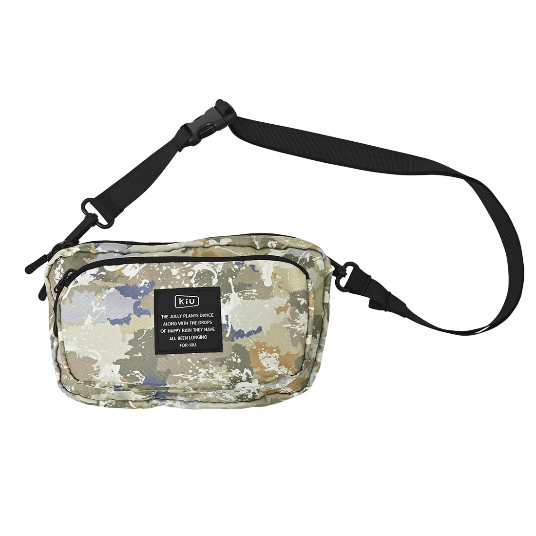ショルダーバッグ 小さめ kiu キウ k156 スマホポーチ メンズ レディース 撥水 防水 軽量 小さい 斜めがけ ボディバッグ サブバッグ ショルダーバック ボディバック ミニバッグ 軽い おしゃれ 黒 ブラック 花柄 個性的 派手 ロリクレ コラボ 旅行 フェス ライブ イベント 犬