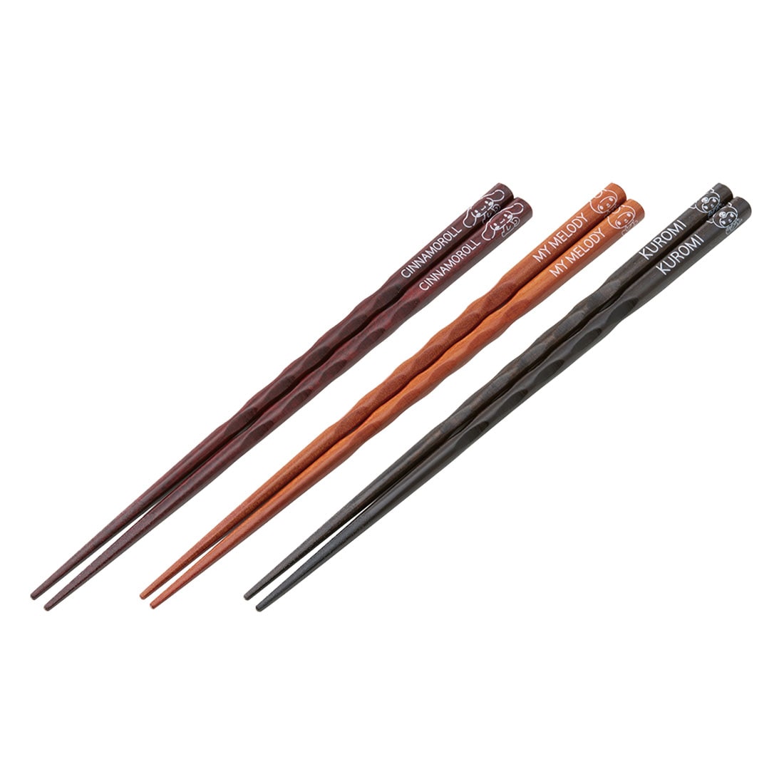 箸 3膳 セット スヌーピー サンリオ ポケモン ディズニー 持ちやすい すべらない お箸 はし 23cm 大人 子供 天然木 漆器 お箸 おしゃれ かわいい 女性 男性 ミッキー ミニー プーさん ドナルド ピカチュウ シナモン マイメロ クロミ キャラクター グッズ 四角 木製 シンプル