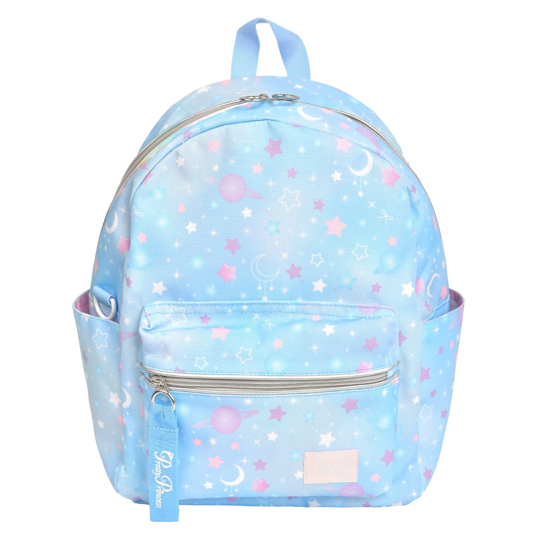 リュック キッズ 女の子 pretty princess 可愛い キッズリュック リュックサック 14L プリティプリンセス 子ども ピンク ラベンダー 水色 A4対応 パステルカラー キラキラ 星柄 幼稚園 小学生 通園バッグ 通園リュック 入学 入園 かわいい おしゃれ 軽量 軽い