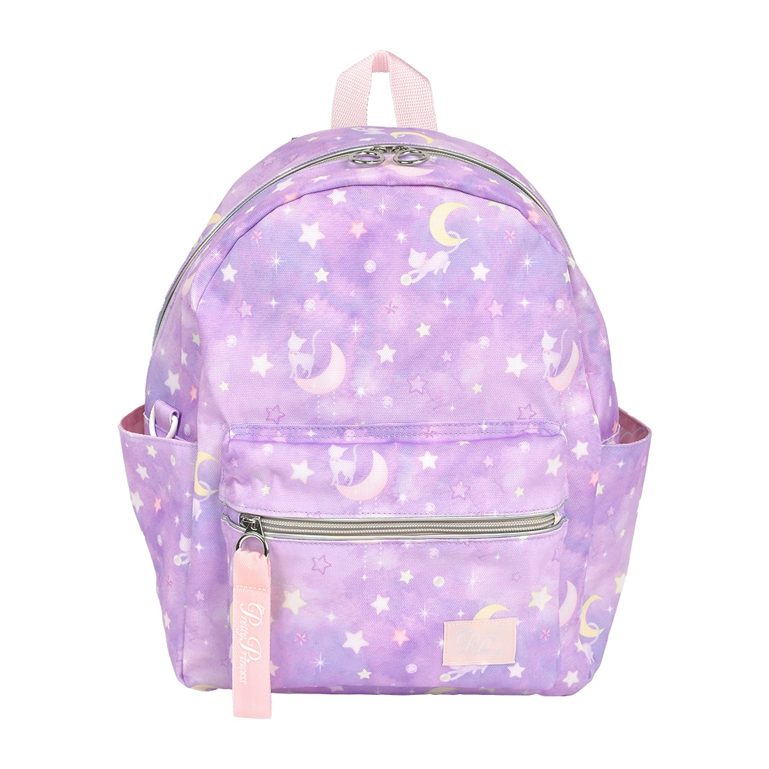 リュック キッズ 女の子 pretty princess 可愛い キッズリュック リュックサック 14L プリティプリンセス 子ども ピンク ラベンダー 水色 A4対応 パステルカラー キラキラ 星柄 幼稚園 小学生 通園バッグ 通園リュック 入学 入園 かわいい おしゃれ 軽量 軽い