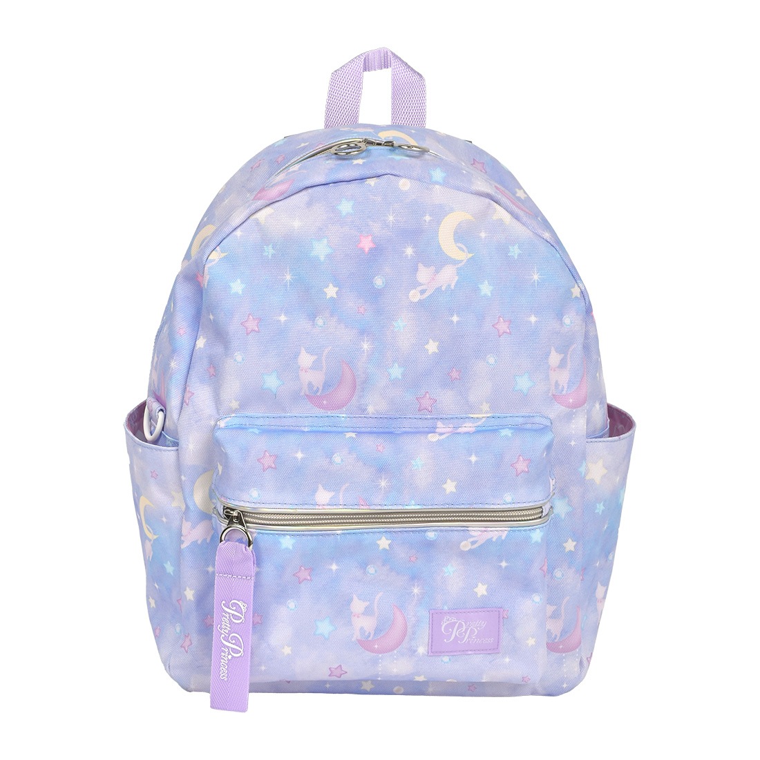 リュック キッズ 女の子 pretty princess 可愛い キッズリュック リュックサック 14L プリティプリンセス 子ども ピンク ラベンダー 水色 A4対応 パステルカラー キラキラ 星柄 幼稚園 小学生 通園バッグ 通園リュック 入学 入園 かわいい おしゃれ 軽量 軽い