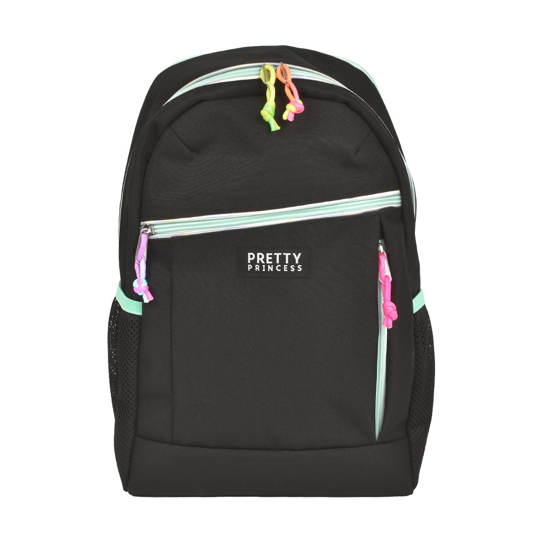リュック キッズ 女の子 pretty princess 拡張 機能 子供 キッズリュック 小学生 女子 リュックサック かわいい 大容量 13L 19L プリティプリンセス A4 PC収納 黒 ブラック ラベンダー ミント ピンク シンプル おしゃれ 軽量 ハーネス付き こども 通学 小学校 入学 遠足 旅行