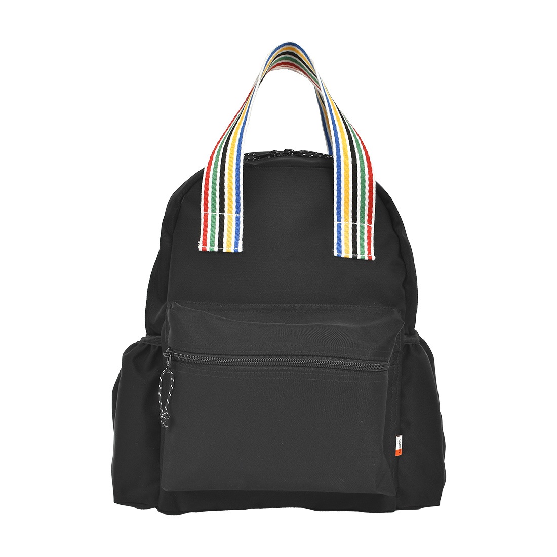 キッズ リュック OCEAN&GROUND オーシャンアンドグラウンド 女の子 男の子 保育園 幼稚園 小学生 10L リュックサック M 子供 通園 通学 かわいい おしゃれ 軽量 撥水 レインボー 持ち手 カラフル シンプル 大容量 かばん 黒 ブラック ベージュ 青 ピンク 赤 黄色 遠足 旅行