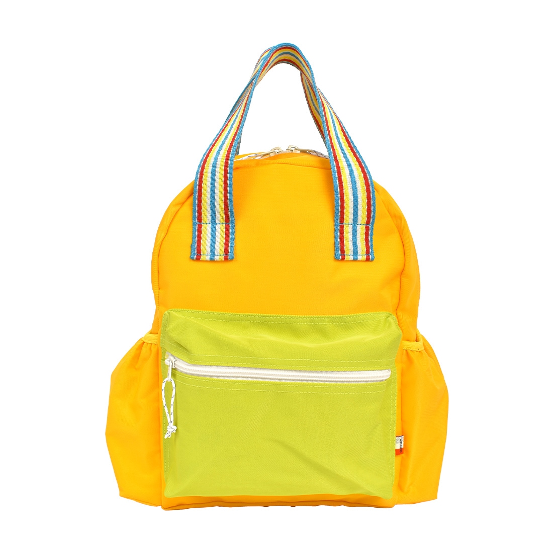 キッズ リュック OCEAN&GROUND オーシャンアンドグラウンド 女の子 男の子 保育園 幼稚園 小学生 10L リュックサック M 子供 通園 通学 かわいい おしゃれ 軽量 撥水 レインボー 持ち手 カラフル シンプル 大容量 かばん 黒 ブラック ベージュ 青 ピンク 赤 黄色 遠足 旅行