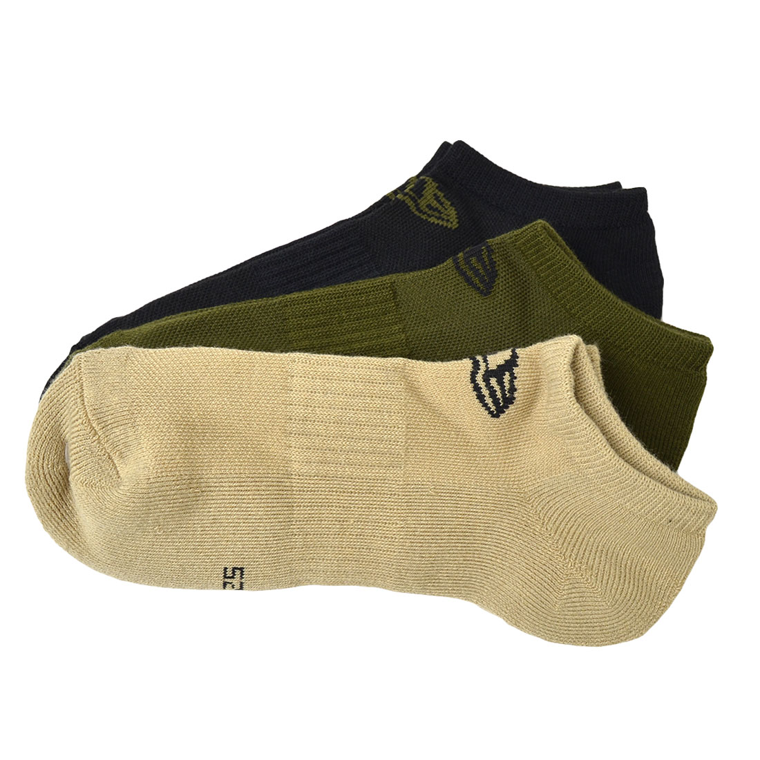 靴下 NEWERA ニューエラ くるぶし丈 ショートソックス 白 メンズ レディース 3足セット 3Pセット 3足組 セット おしゃれ スポーツ ブランド スニーカーソックス ワンポイント キッズ 黒 紺 蛍光 ネオン 21 22 23 24 25 26 27 28 29 cm まとめ買い フットカバー 無地 通学