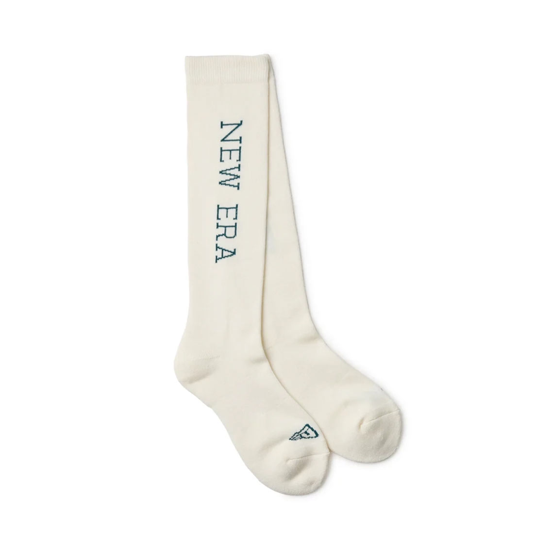 靴下 NEWERA ニューエラ ゴルフ ハイソックス レディース ゴルフウェア ゴルフソックス スポーツ ブランド 日本製 23 24 25cm 膝丈 ロング 長め 黒 白 ブラック ホワイト 大人 女子 女性 厚手 丈夫 パイル地 14326192 14393700 ロゴ ワンポイント シンプル おしゃれ かわいい