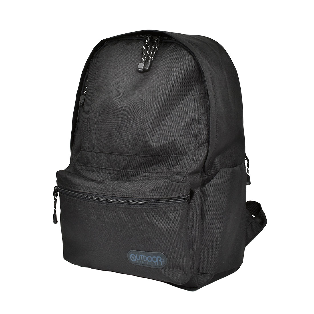 リュック アウトドアプロダクツ OUTDOOR PRODUCTS メンズ レディース 大容量 通学 通勤 高校生 中学生 男の子 女の子 子供 大人 ビジネス バックパック リュックサック 23L A4 シンプル 軽量 丈夫 社会人 PC収納 13インチ スクールリュック マザーズバッグ 無地 ブラック 黒