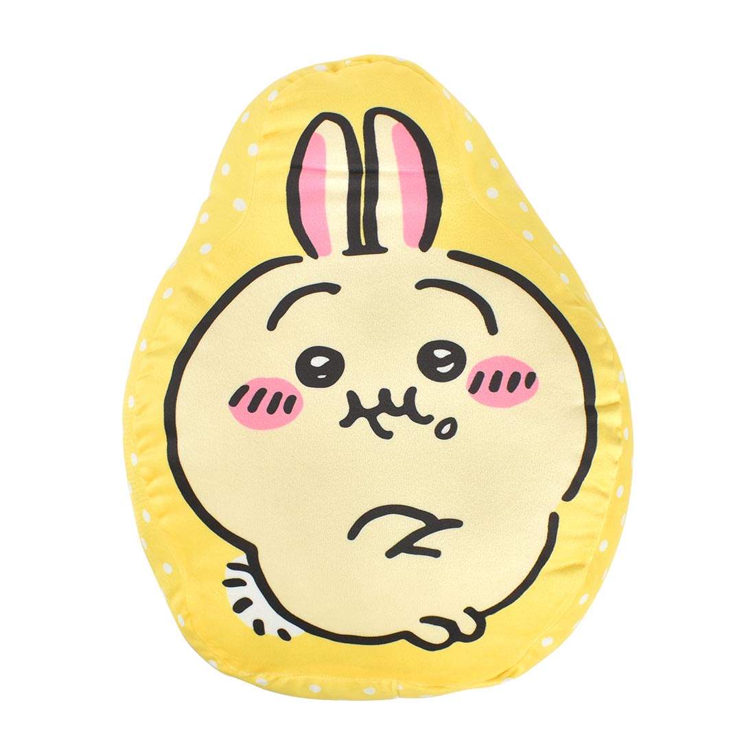 ちいかわ うさぎ ハチワレ クッション ぬいぐるみ 抱き枕 背もたれ 背当てクッション ソファ 車 椅子 ベッド 寝室 リビング インテリア もちもち ふわふわ かわいい 癒し キャラクター ナガノ グッズ 誕生日 ギフト プレゼント ピンク ブルー イエロー ダイカットクッション