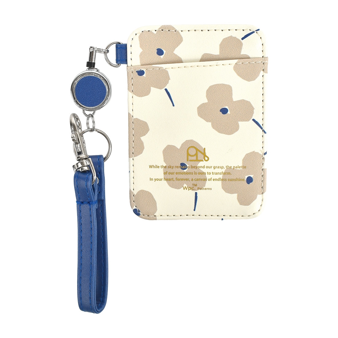 パスケース リール付き wpc レディース 定期入れ おしゃれ かわいい 大人 女性 ICカード 2枚 両面 高校生 女子 通勤 通学 学生 薄型 伸びる ストラップ 窓付き 縦型 カードケース ICカード入れ ICケース 定期券入れ 定期ケース スリム 花柄 北欧風 合皮 紛失防止 軽量