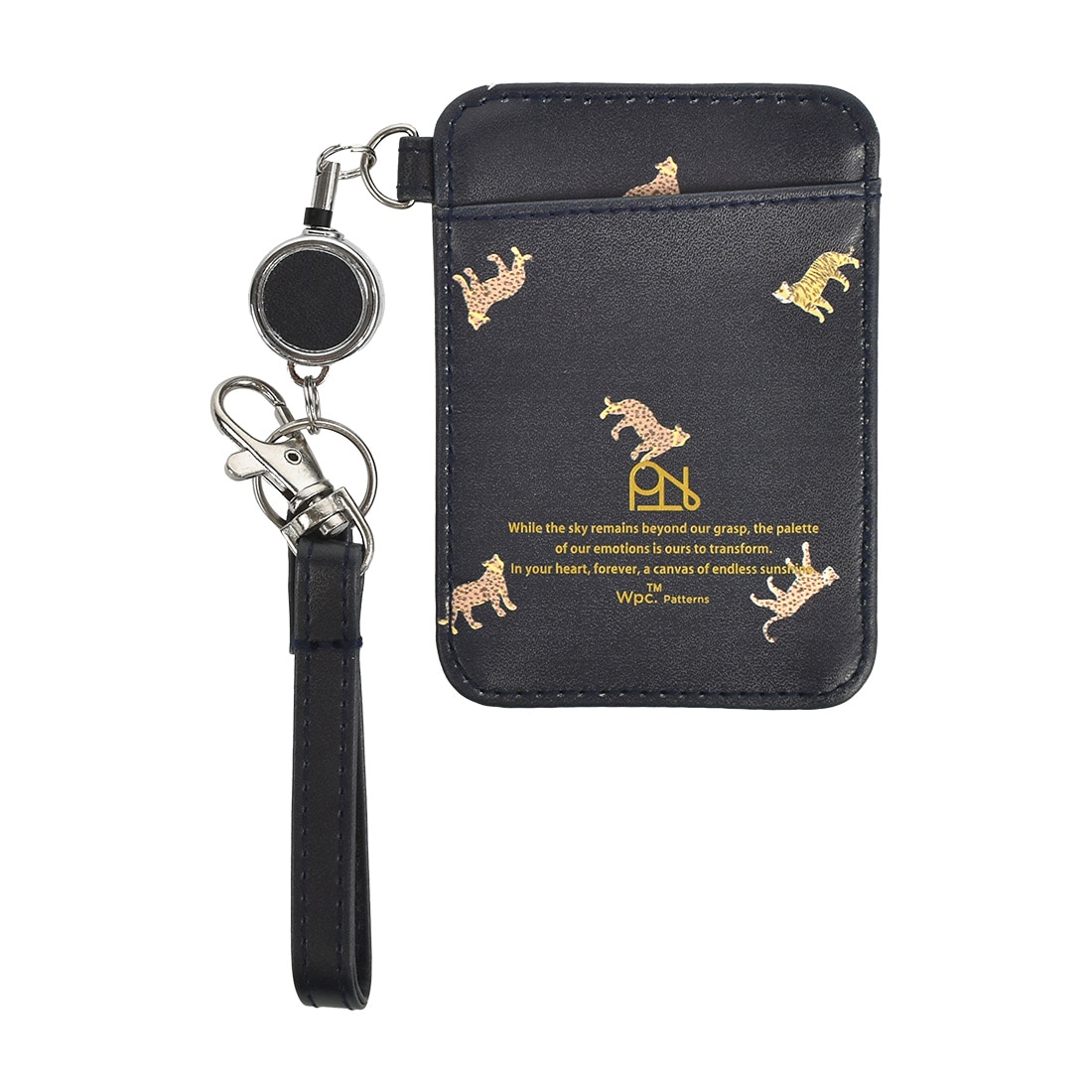 パスケース リール付き wpc レディース 定期入れ おしゃれ かわいい 大人 女性 ICカード 2枚 両面 高校生 女子 通勤 通学 学生 薄型 伸びる ストラップ 窓付き 縦型 カードケース ICカード入れ ICケース 定期券入れ 定期ケース スリム 花柄 北欧風 合皮 紛失防止 軽量