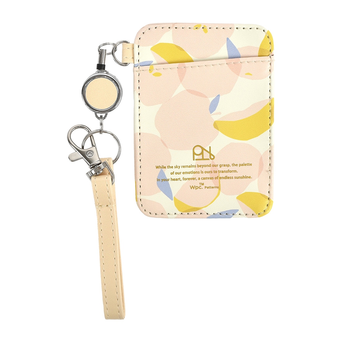 パスケース リール付き wpc レディース 定期入れ おしゃれ かわいい 大人 女性 ICカード 2枚 両面 高校生 女子 通勤 通学 学生 薄型 伸びる ストラップ 窓付き 縦型 カードケース ICカード入れ ICケース 定期券入れ 定期ケース スリム 花柄 北欧風 合皮 紛失防止 軽量