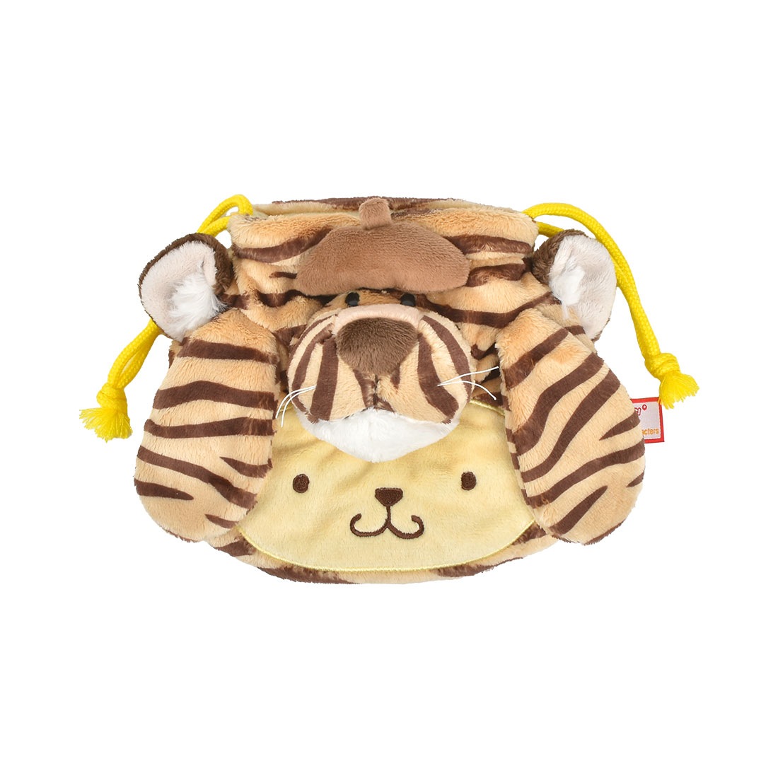 ぬいぐるみ 巾着 サンリオ Sanrio NICI ニキ コラボ 巾着ポーチ 小物入れ キャラクター かわいい メイクポーチ ハローキティ シナモロール クロミ マイメロディ ポチャッコ ポムポムプリン ラブベア ハチドリ ダルメシアン シュナウザー タイガー ピンクレオパード グッズ