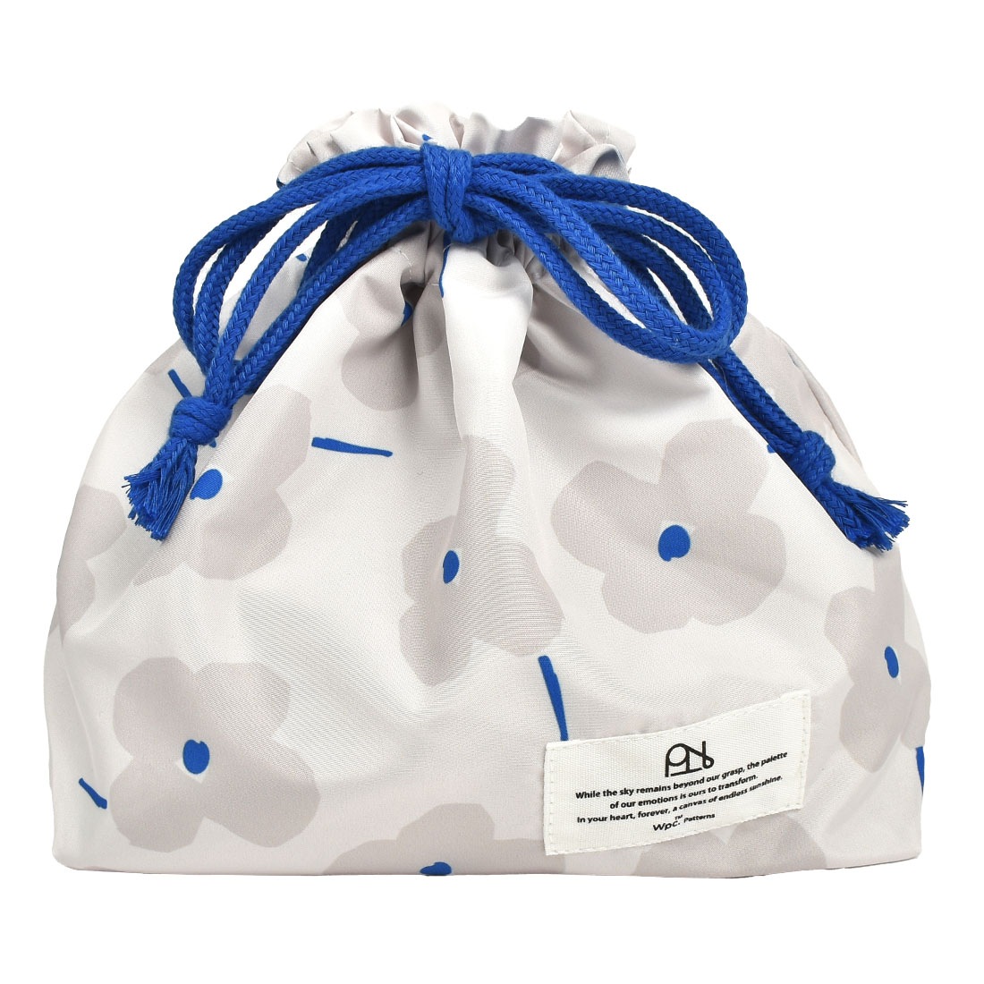 お弁当袋 wpc 保冷 ランチ巾着 おしゃれ かわいい 大人 女性 子供 キッズ レディース 大きめ 撥水 花柄 北欧 シンプル 保冷剤 ポケット付き 保温 ランチバッグ 汚れにくい 巾着袋 通勤 通学 高校生 中学生 オフィス ホワイト ベージュ グレー ピンク ブルー レッド イエロー