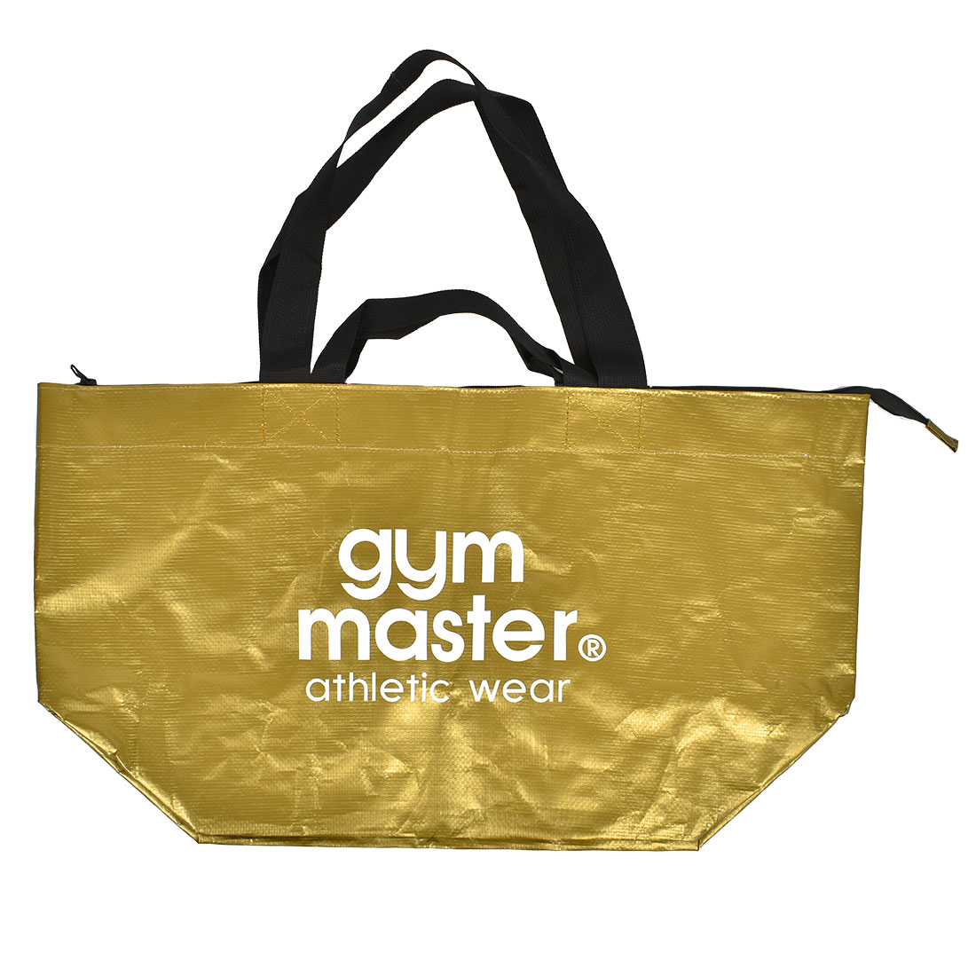 トートバッグ 大容量 軽量 gym master ジムマスター メンズ レディース PPバッグ 大きめ 50L ファスナー付き 肩掛け 手提げ 頑丈 丈夫 軽い ポリプロピレン バッグ バック アウトドア ショッピングバッグ お買い物バッグ おしゃれ エコバッグ ランドリーバッグ ジムバッグ