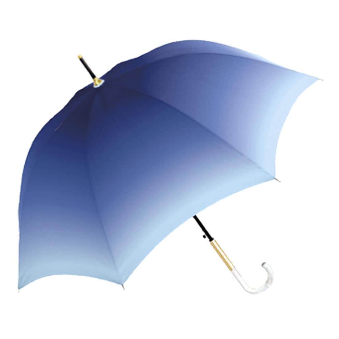 傘 レディース 雨傘 長傘 グラデーション おしゃれ 女の子 子供 大きめ 58cm 軽い 丈夫 小学生 中学生 高校生 大人 ジュニア 女子 キッズ かわいい 58センチ カラフル レインボー パステルカラー 折れにくい 風に強い ジャンプ式 ワンタッチ 通学 ブルー パープル オーロラ