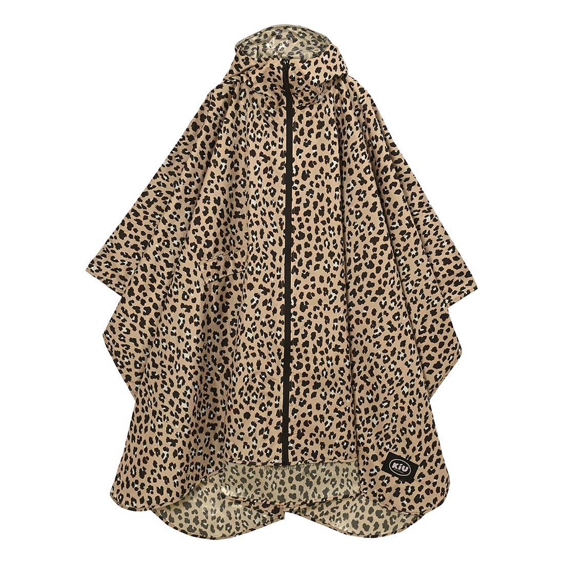 レインコート ポンチョ kiu キウ レディース メンズ レインポンチョ 撥水 防水 レインウェア K405 合羽 カッパ 高機能 雨合羽 雨具 耐水圧10000mm 軽量 フード ツバ 付き 前開き 収納袋 コンパクト 可愛い おしゃれ ブラック 黒 ベージュ 総柄 自転車 通勤 通学 野外 フェス