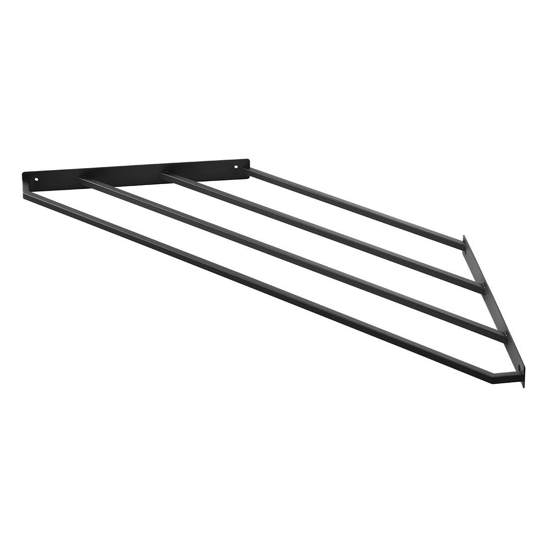 コーナーハンガーラック タワー 石こうボード壁対応 山崎実業 部屋干し 室内 コーナー 部屋の角 tower 三角 ラック ハンガー掛け 鴨居 棚 デッドスペース 隙間 収納 省スペース おしゃれ スタイリッシュ 10017 10018 ホワイト ブラック ランドリー 洗濯物干し