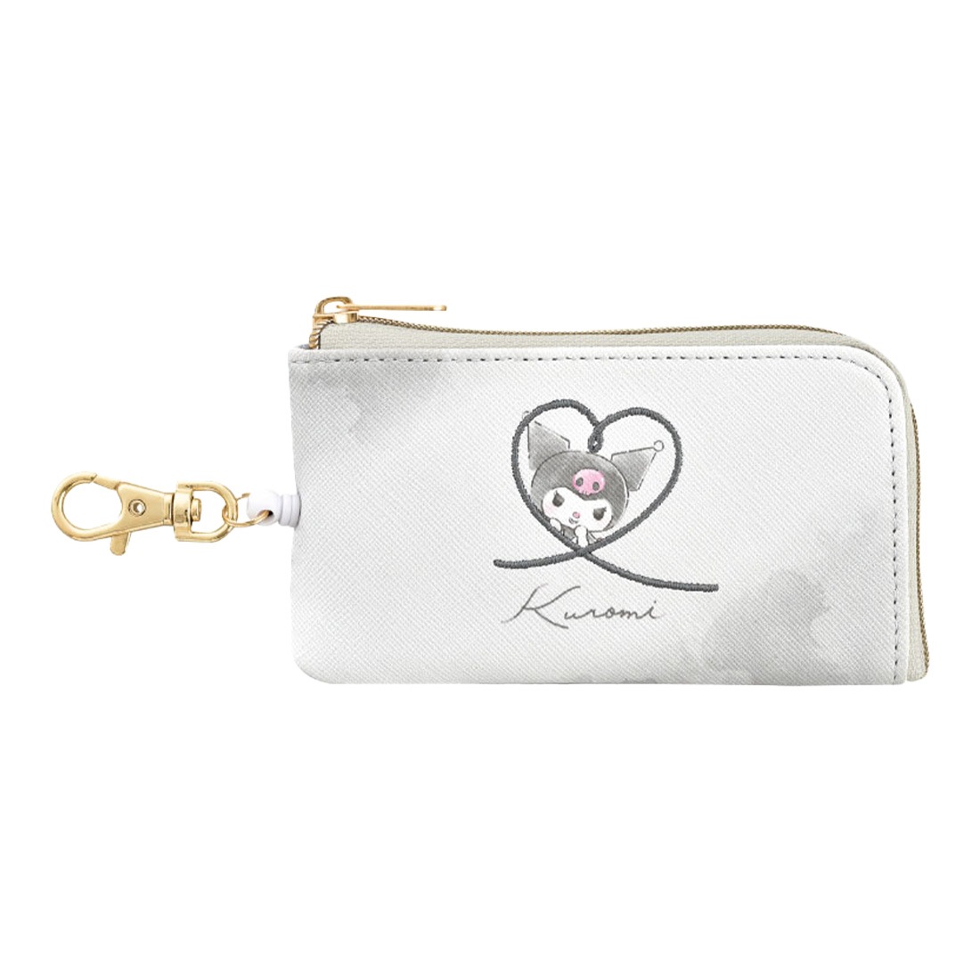 サンリオ キーケース パスケース 一体型 リール付き sanrio かわいい おしゃれ 子供 女の子 通学 キャラクター グッズ カードケース カード入れ付き パスポーチ 定期入れ 2枚 鍵入れ 小学生 中学生 ハローキティ クロミ シナモロール ポチャッコ 伸びる キーポーチ 鍵 防犯