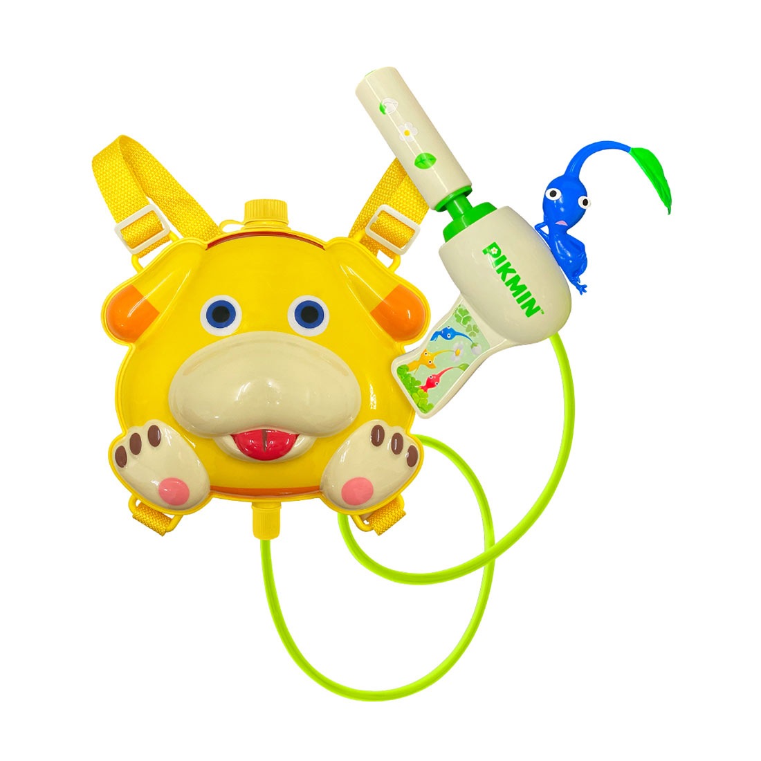 タンク式 水鉄砲 ヨッシー ピクミン MBS-771AGRN PIK-081 タンク付き ウォーターガン 水ピストル 子供 水遊び おもちゃ 玩具 プール ベランダ 外遊び かわいい スーパーマリオ PIKMIN 青ピクミン オッチン 友達 親子 大人 海水浴 屋外 キャンプ レジャー 誕生日 プレゼント