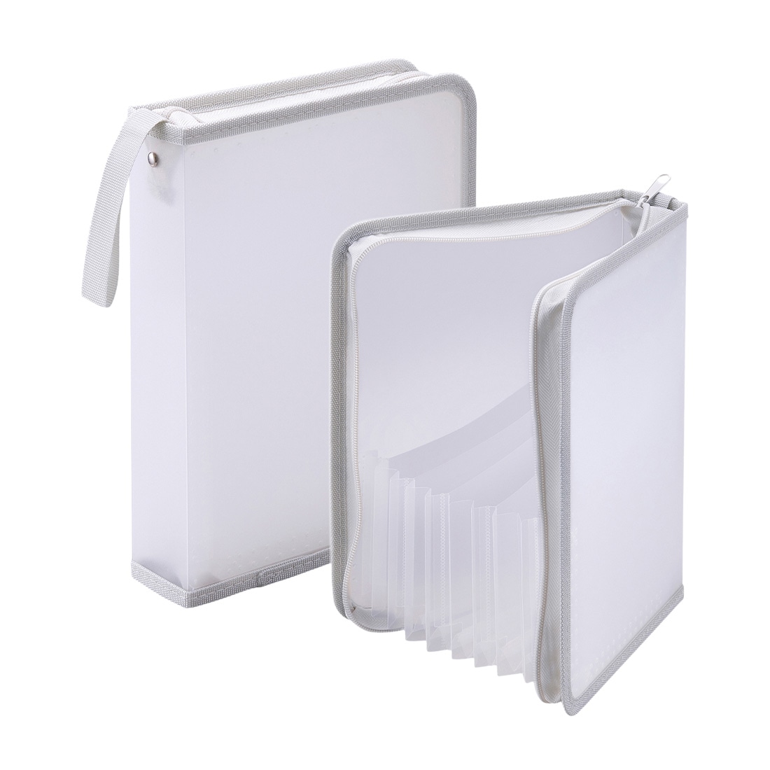 おかたづけファイル A5 書類 取扱説明書 収納 ファイル 学校 プリント シール アクスタ 書類整理 大容量 ファイル収納 学校書類 保管 整理ファイル 収納術 育児グッズ ママの味方 説明書ファイル 推し活 セキセイ クリア グレー じゃばらファイル 書類ケース