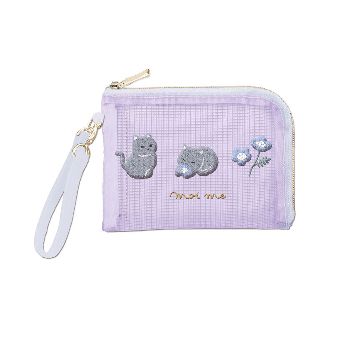 パスケース 定期入れ 伸びる リール付き モイミー moi me 小銭入れ メッシュ ポーチ 小物入れ キャラクター かわいい シマエナガ 猫 ネコ 犬 うさぎ コインケース 定期券入れ 定期ケース ICカード 2枚 ストラップ付き 動物 アニマル グッズ 雑貨 女の子 小学生 中学生 高校生