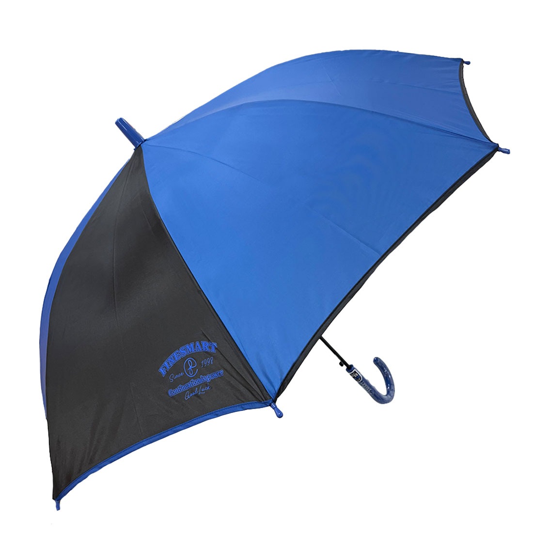 傘 小学生 子供 男の子 キッズ ジャンプ傘 55cm センチ 長傘 雨傘 子供用 子ども かさ カサ 通園 通学 グラスファイバー 丈夫 軽い 大きい 持ちやすい ジュニア 男児 低学年 高学年 幼稚園 保育園 透明窓 シンプル かっこいい バイカラー ワンタッチ 自動開閉 入学 新学期