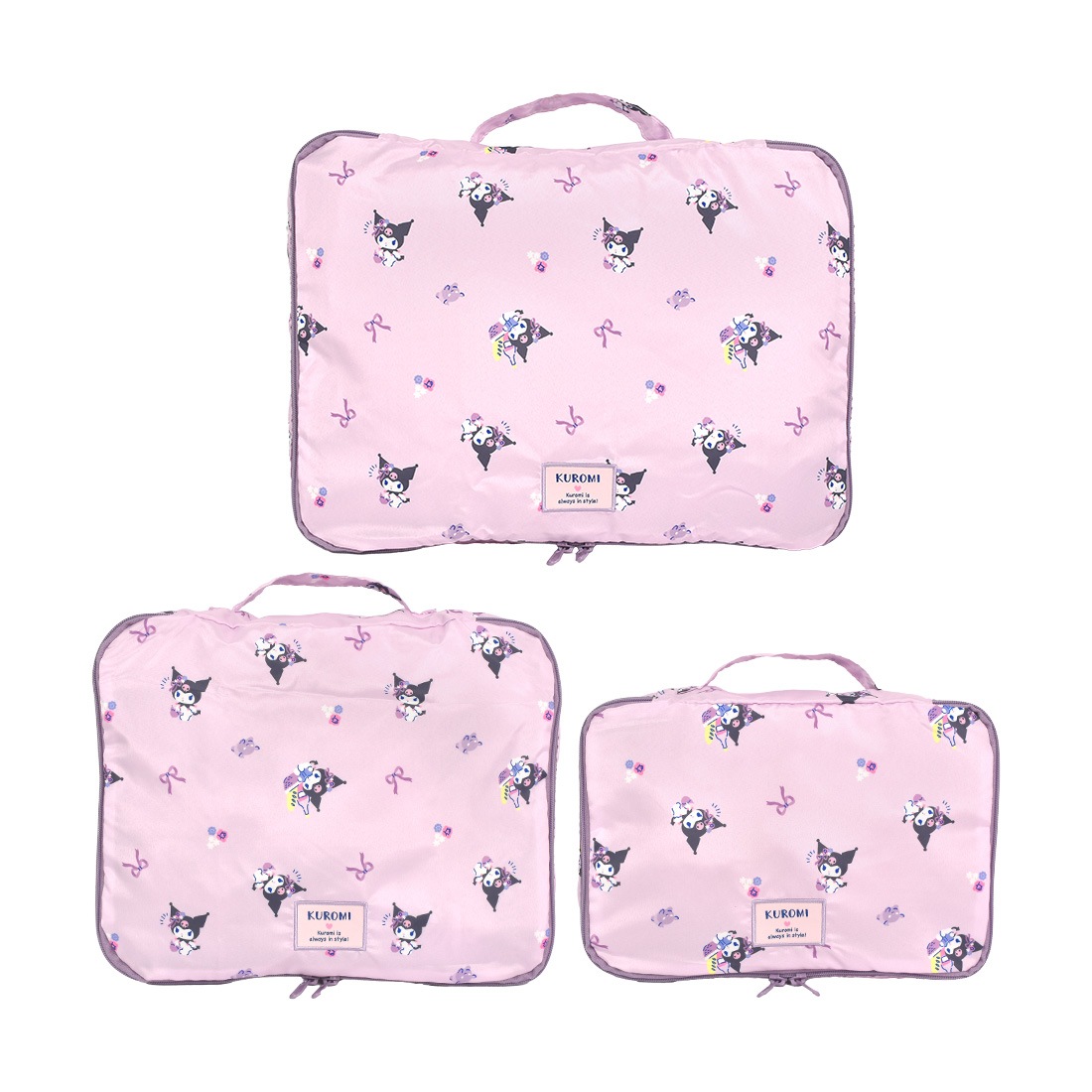 トラベルポーチ 3点 セット かわいい おしゃれ キャラクター 旅行 仕分け ポーチ パッキング 着替え 旅行用ポーチ トラベルグッズ プーさん クロミ シナモロール トムとジェリー おさるのジョージ カービィ 衣類ポーチ トラベルバッグ パッキング 大容量 整理整頓 レディース