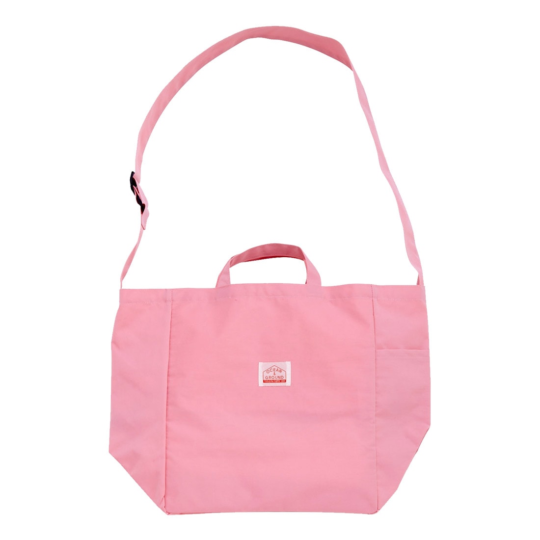 ショルダーバッグ OCEAN＆GROUND オーシャンアンドグラウンド 斜めがけ 大きめ ナイロン 軽い 撥水 レディース 大きい 巾着 トートバッグ プールバッグ 大容量 ビッグトート マチ広め マチ20cm メンズ 大人 子供 レジャー 海 汚れにくい 丈夫 斜めがけバッグ 軽量 肩掛け