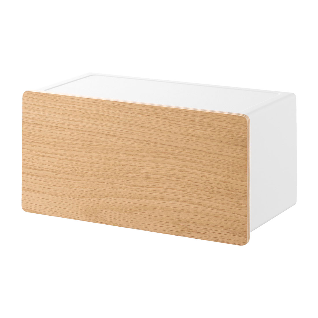 ウォールペーパータオルディスペンサー 石こうボード壁対応 リン RIN 山崎実業 公式 10114 10115 ペーパーホルダー 洗面所 トイレ ティッシュケース ペーパータオルホルダー 北欧 キッチンペーパー 収納 ケース 木 ブラウン ナチュラル ブラック ホワイト