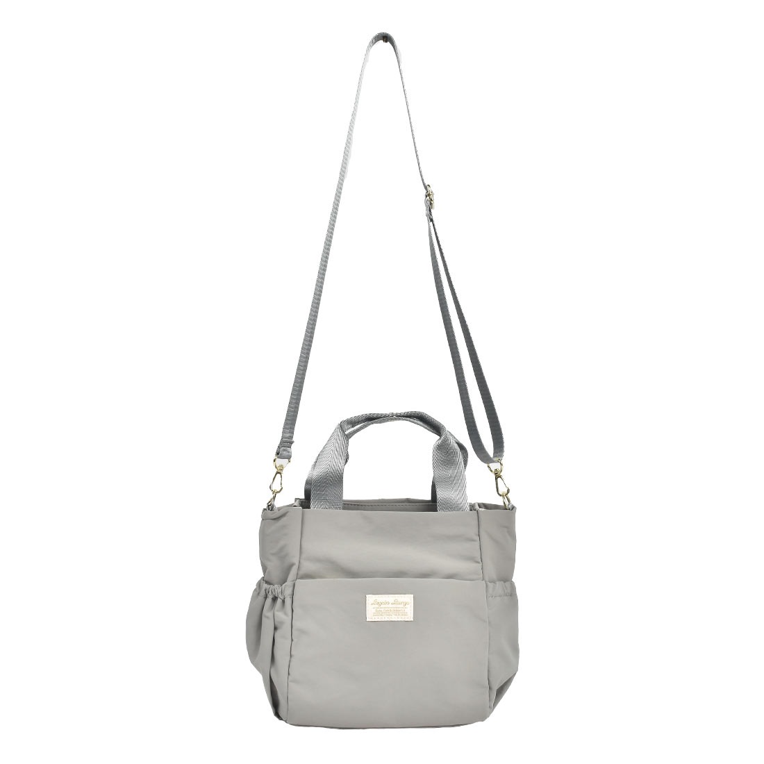 ショルダーバッグ Legato Largo レガートラルゴ 洗濯機で 洗える かばん レディース 斜めがけ 軽量 大人 ナイロン トートバッグ コンパクト A5 おしゃれ かわいい 軽い 洗濯可能 洗濯できる シンプル 無地 通勤 通学 ペットボトルが入る ブラック グレー 黒 マザーズバッグ