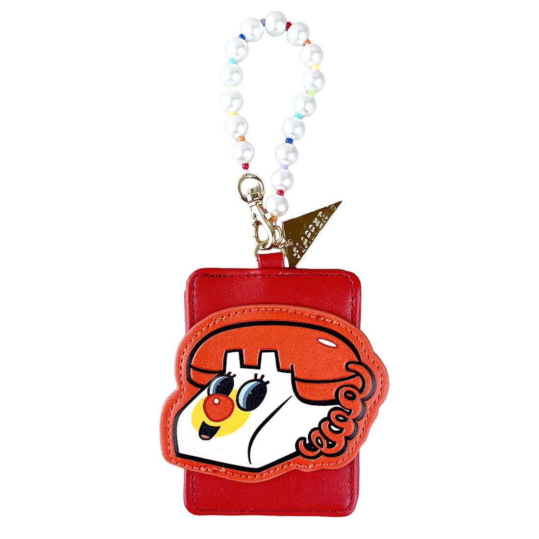 パスケース パワーパフガールズ 定期入れ ICカード キャラクター レディース パワパフ グッズ かわいい おしゃれ 女子 中学生 高校生 バッグチャーム ストラップ パール チェーン 定期券入れ カードケース 薄型 女の子 小学生 大人 子供 通勤 通学 パワパフガールズ Flapper