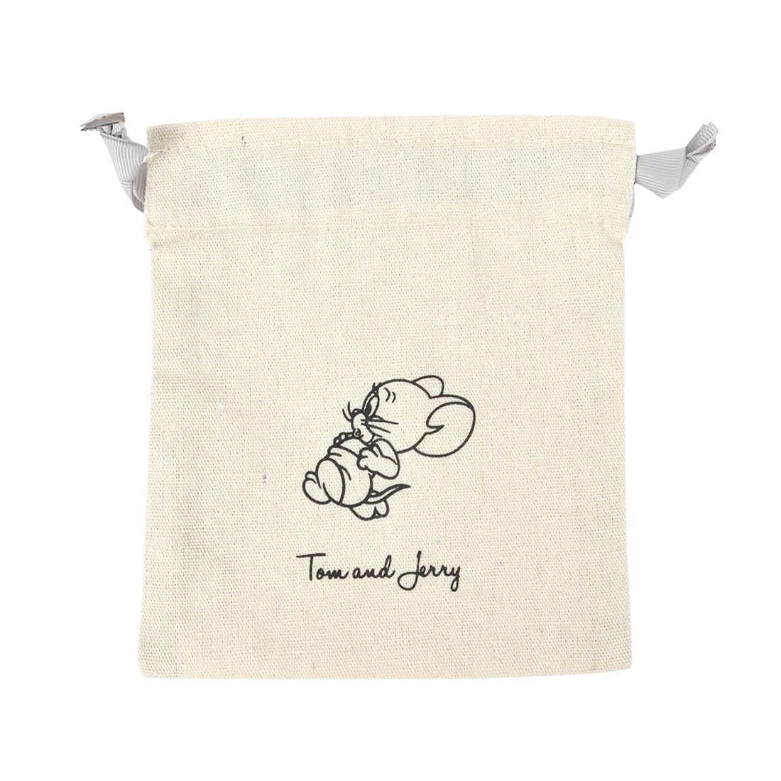 巾着 トムとジェリー トムジェリ ミニ巾着 小物入れ 巾着ポーチ かわいい おしゃれ 巾着袋 コスメ メイク ポーチ 大人可愛い キャラクター シンプル コットン 小さめ きんちゃく リボン 綿 女子 女性 女の子 高校 タフィー トゥーズ クアッカー トーポ フレンズ 薬 鍵 入れ