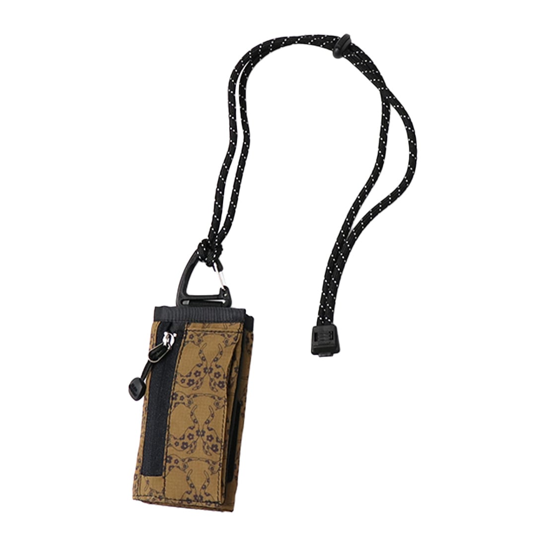 ネックウォレット gym master ジムマスター 首掛け 首から下げる ミニ財布 3つ折り 財布 メンズ レディース 総柄 面白い コンパクト 小銭入れ 札入れ カード入れ お財布ショルダー ポシェット ショルダーウォレット おしゃれ 個性的 派手 フェス アウトドア ブランド G533709