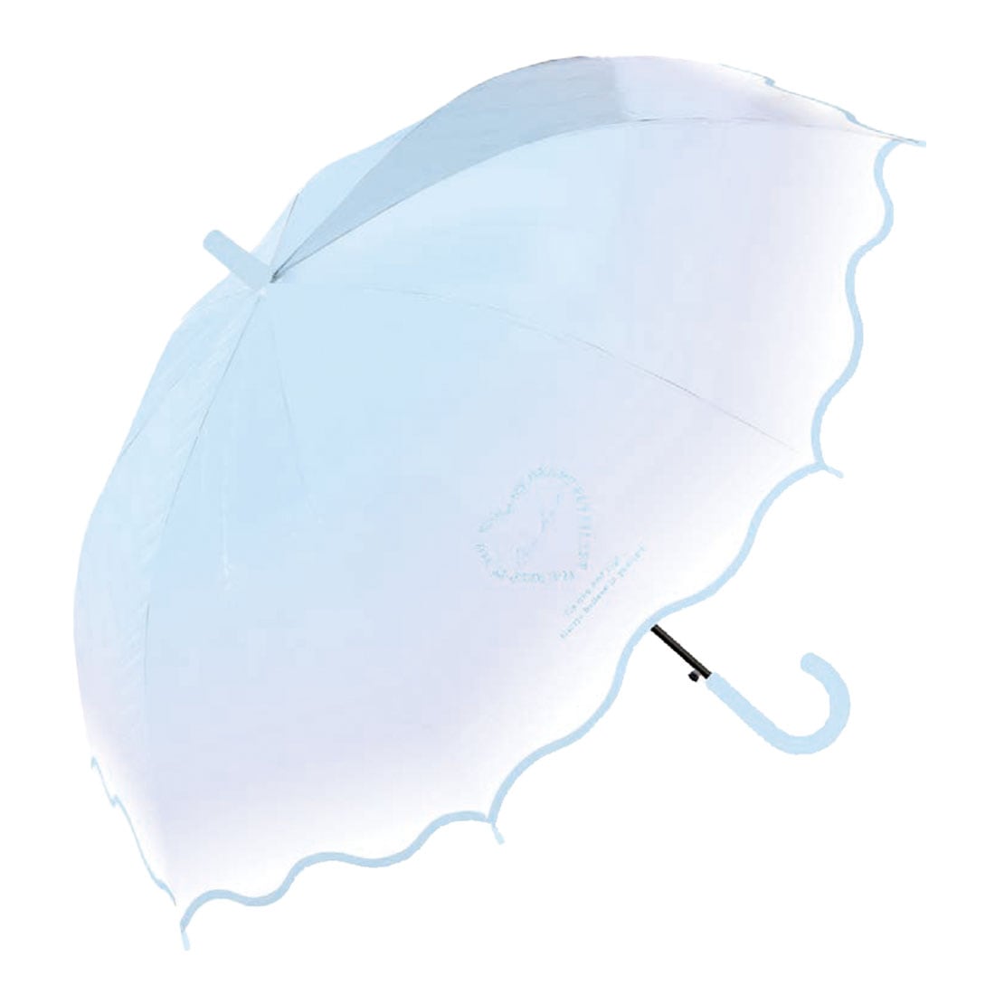 傘 ビニール傘 小学生 子供用 雨傘 長傘 女の子 キッズ 55cm センチ かわいい 可愛い おしゃれ ジャンプ傘 半透明 グラデーション グラスファイバー 耐風 丈夫 軽い 軽量 子ども ハート レース 波 透け感 小学校 幼稚園 保育園 通園 通学 梅雨 パープル ピンク 水色 ミント