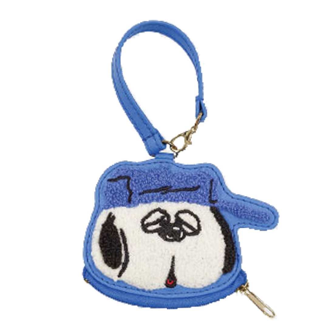 ミニポーチ スヌーピー ミッフィー ポーチ サガラ刺繍 コインケース ストラップ付き 小物入れ 小さめ もこもこ 小銭入れ バッグチャーム キーホルダー おしゃれ かわいい ボリス ジョークール オラフ アンディ レザー 鍵入れ お薬ポーチ キーケース 推し活グッズ 通学 通勤