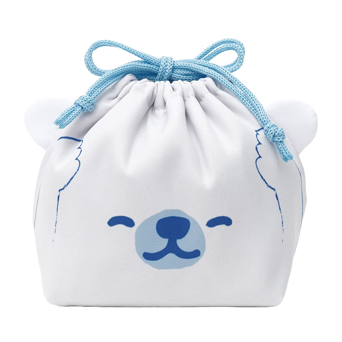 ランチ巾着 キッズ 保冷 お弁当巾着 子ども アニマル 巾着 動物 巾着袋 洗える ランチグッズ 保育園 幼稚園 小学生 ランチバッグ 保冷バッグ お弁当グッズ しろくま パンダ ペンギン カワウソ お弁当袋 きんちゃく 保冷生地 手洗いOK 子供 お弁当バッグ 遠足 通園 通学