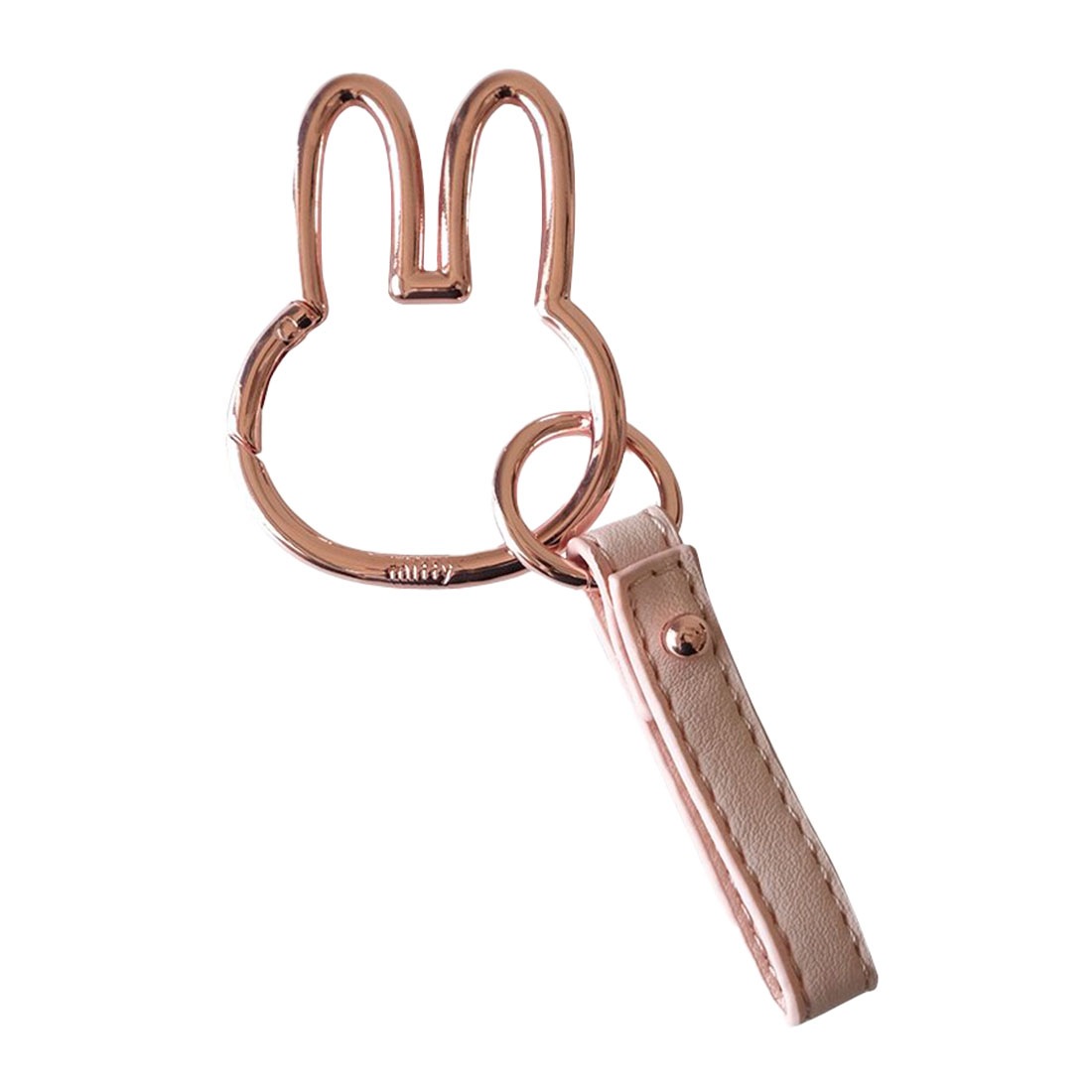 キーホルダー カラビナ ミッフィー miffy スマートキーホルダー キャラクター スマートキー 車の鍵 カギ キーチャーム 車 カー用品 車用品 おしゃれ かわいい 鍵チャーム 合皮 フェイス 顔 ストラップ バッグチャーム バッグストラップ シルバー ピンク ゴールド ホワイト