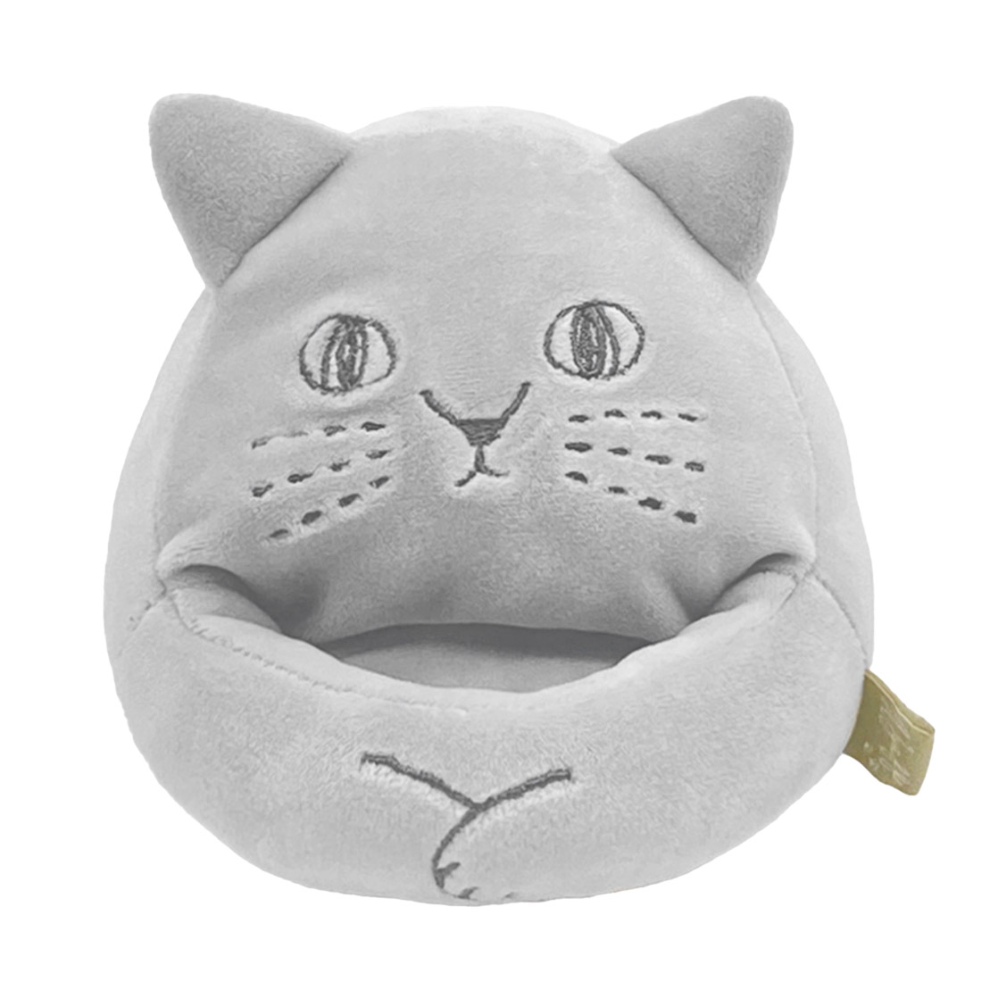 スマホスタンド かわいい 猫 携帯スタンド ねこ スマホ立て ねこ好き クリーナー付き ぬいぐるみ 縦置き 横置き 在宅 デスク 卓上 スマホ置き 台 ベッド 雑貨 動物 アニマル グッズ マスコット アイボリー グレー ブラウン にゃふにゃふ モバイルスタンド 立てかけ 女性